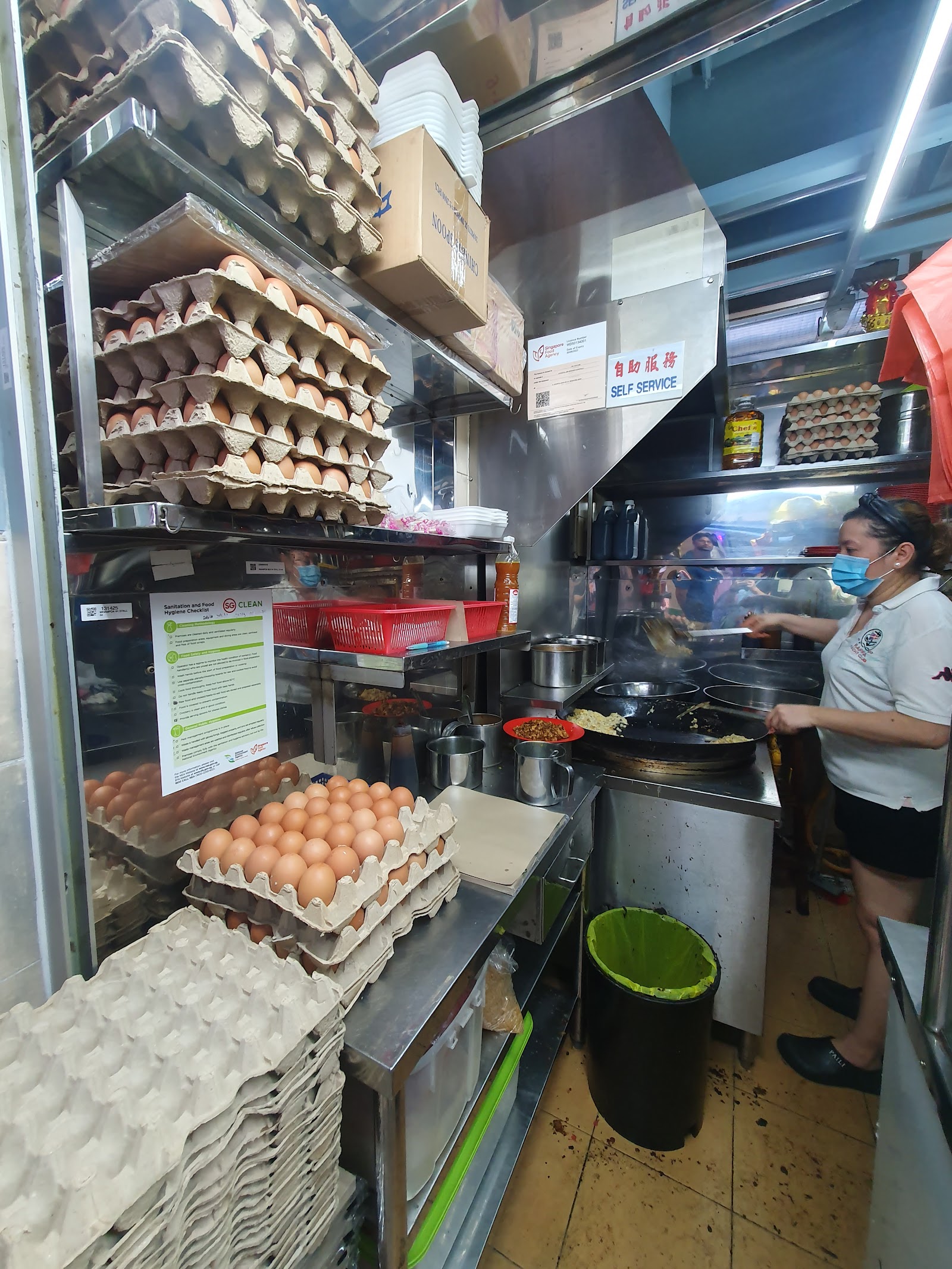 Tanglin Halt A1 Carrot Cake 东陵福A1菜頭粿