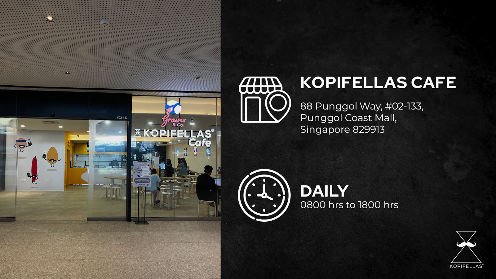 Kopifellas Cafe Punggol Coast Mall