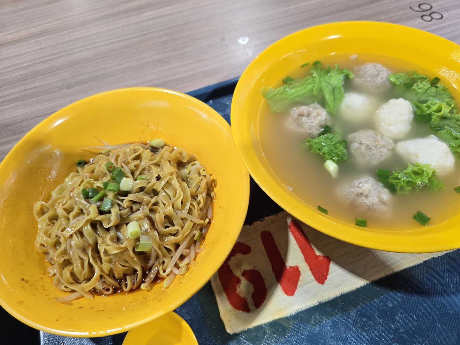 Teochew Hand Made Squid Pork Ball Noodles 麥士威83号