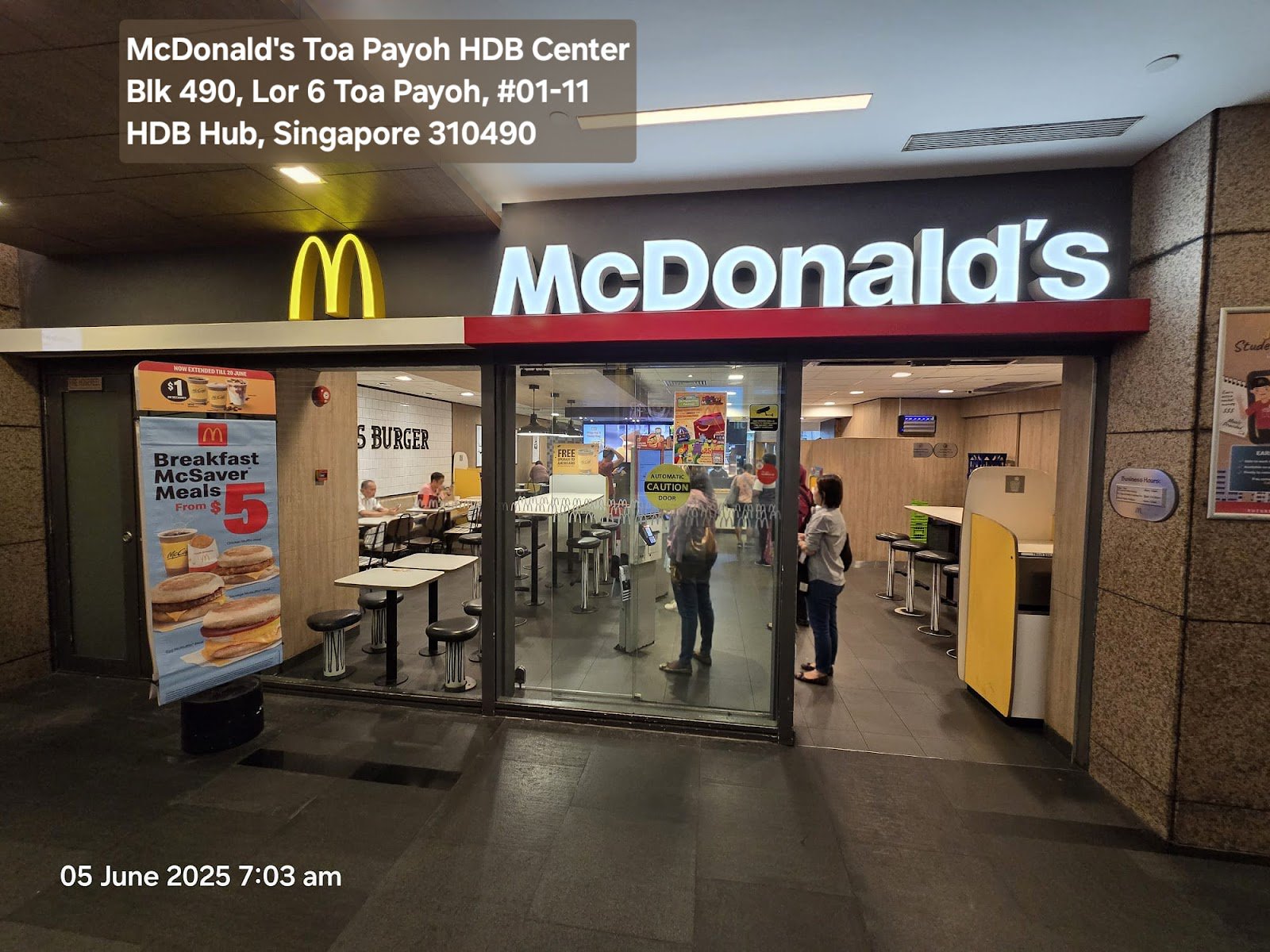 McDonald's Toa Payoh HDB Center