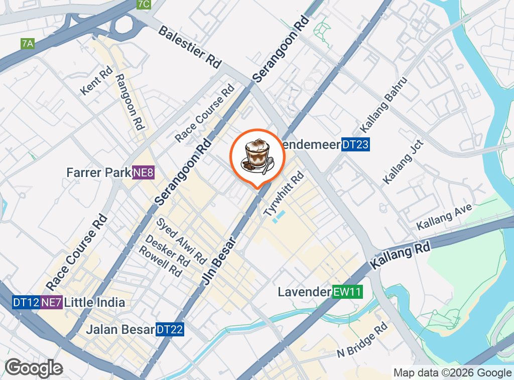 Map of Average Service
