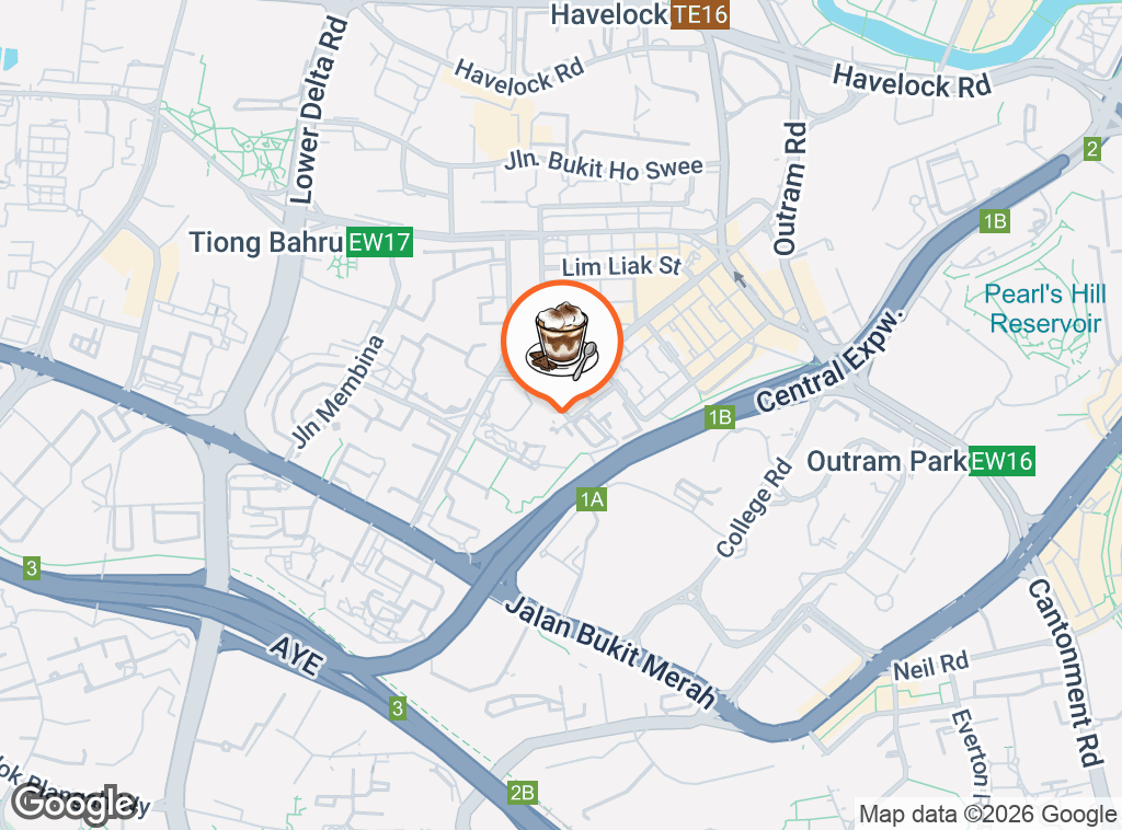 Map of Plain Vanilla Tiong Bahru