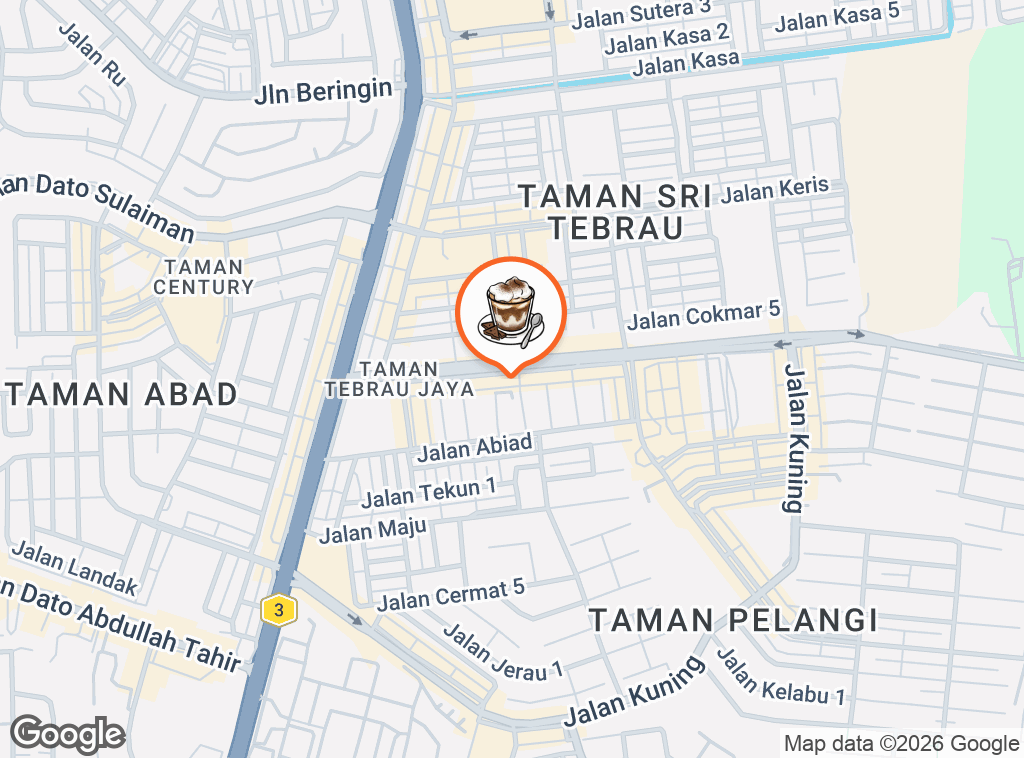 Map of Lavender Bakery