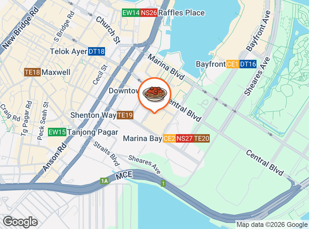Map of d.o.c Italian Restaurant