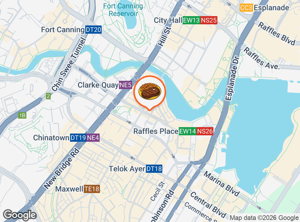 Map of Restaurant Ibid