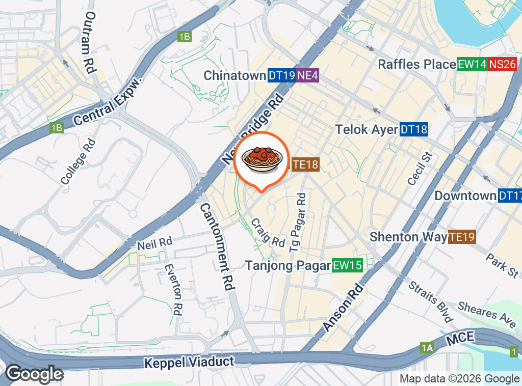 Map of Pastaria Abate