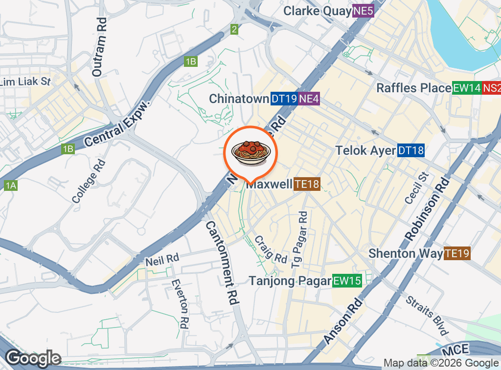 Map of Pasta Bar - The Original