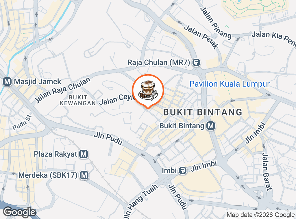 Map of SOLACE® Bukit Bintang
