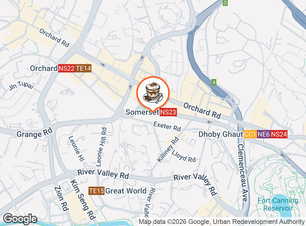 Map of Rise Bakehouse @ TripleOne Somerset