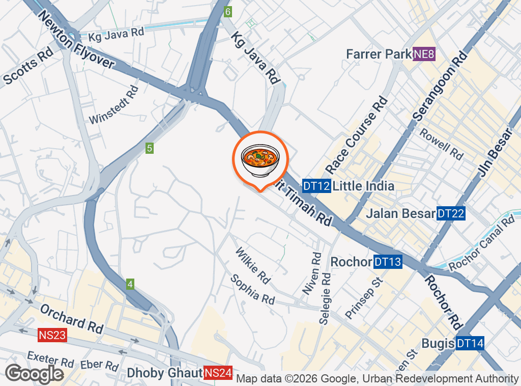 Map of Warm Up Cafe @Mackenzie Road
