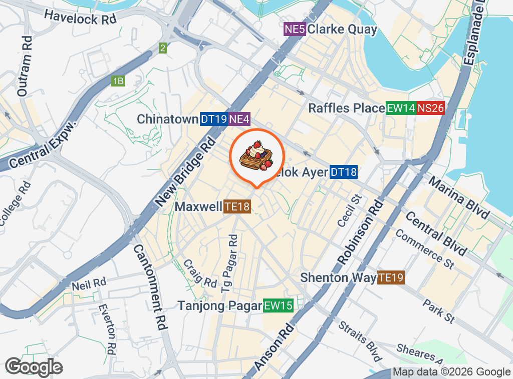 Map of Jin Yu Man Tang Dessert