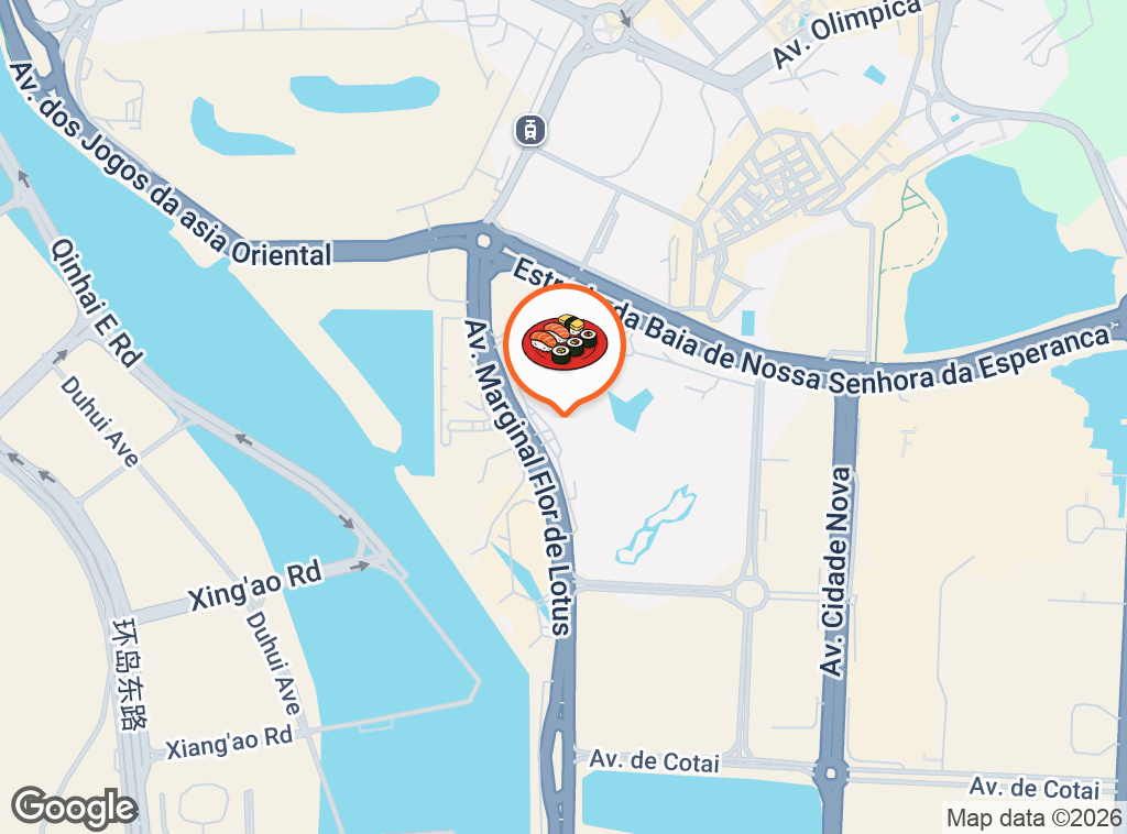 Map of Yamazato Japanese Restaurant