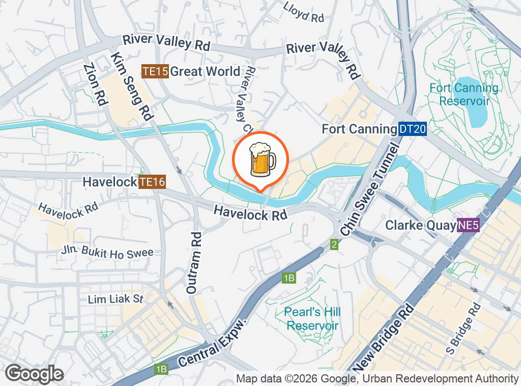 Map of GULP Riverside Taproom & Bottleshop
