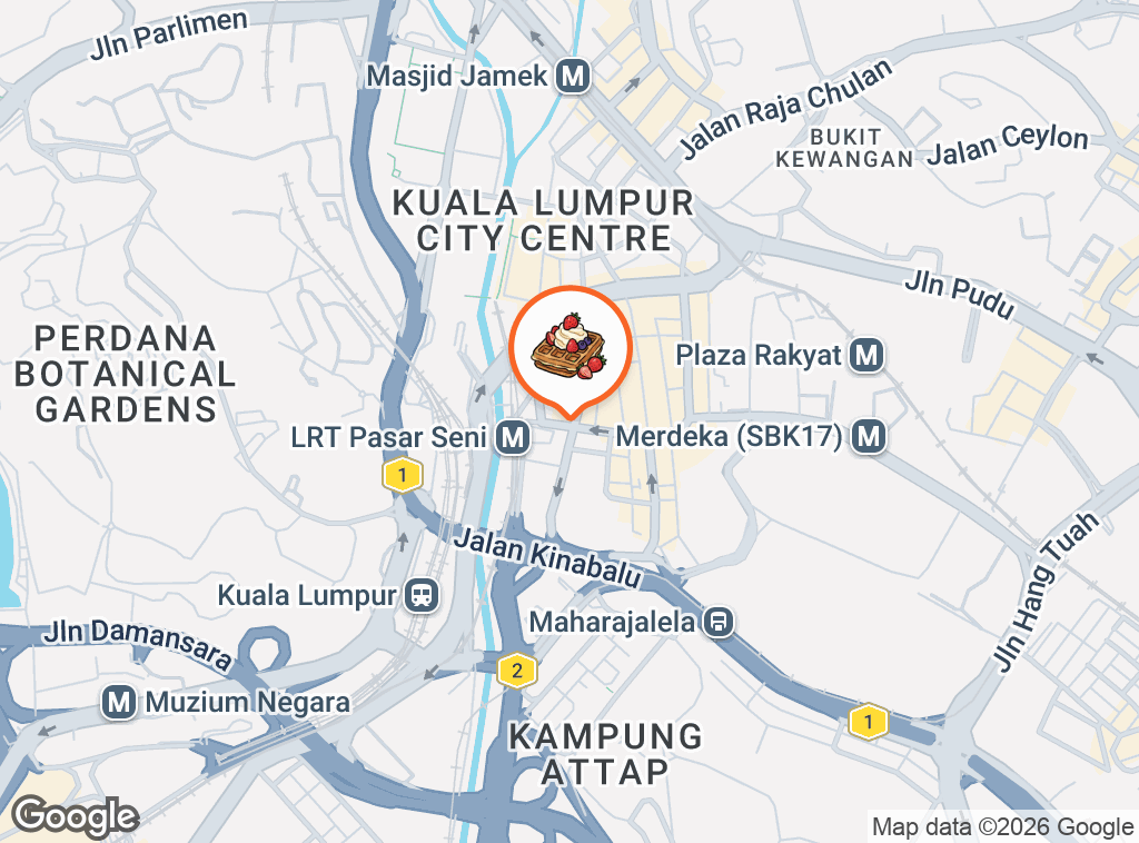 Map of GIOIA CHINATOWN