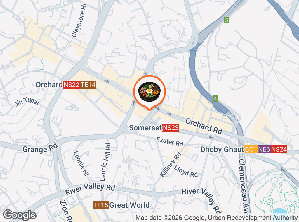 Map of MODU Samgyetang Specialty Korean Restaurant | Orchard
