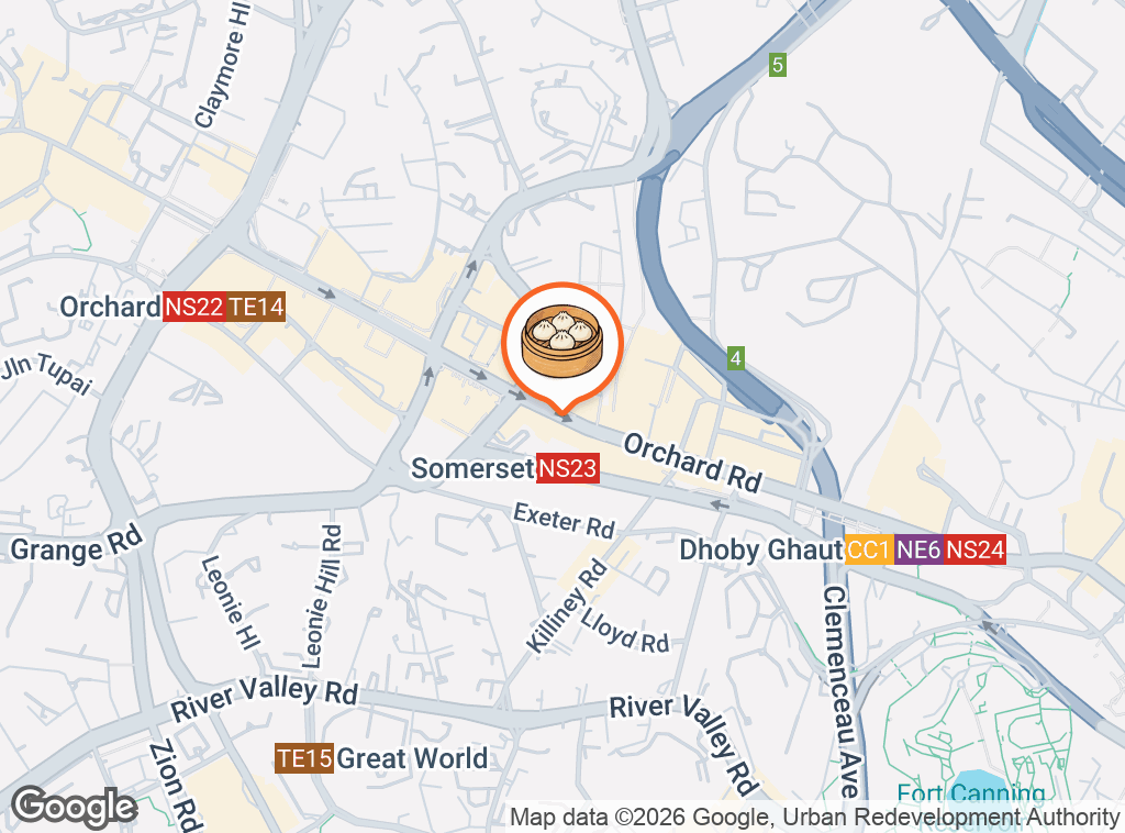 Map of Xiang Xiang Hunan Cuisine 湘香湖南菜 @ 313 Somerset