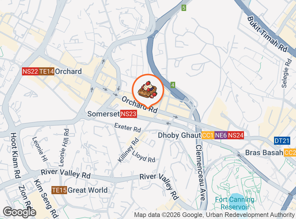 Map of Yo-Chi Orchard Central