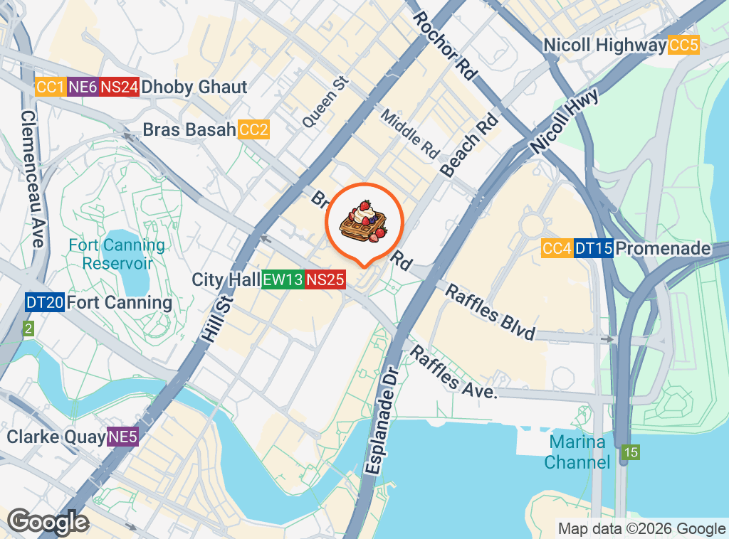 Map of Fieldnotes, Raffles City