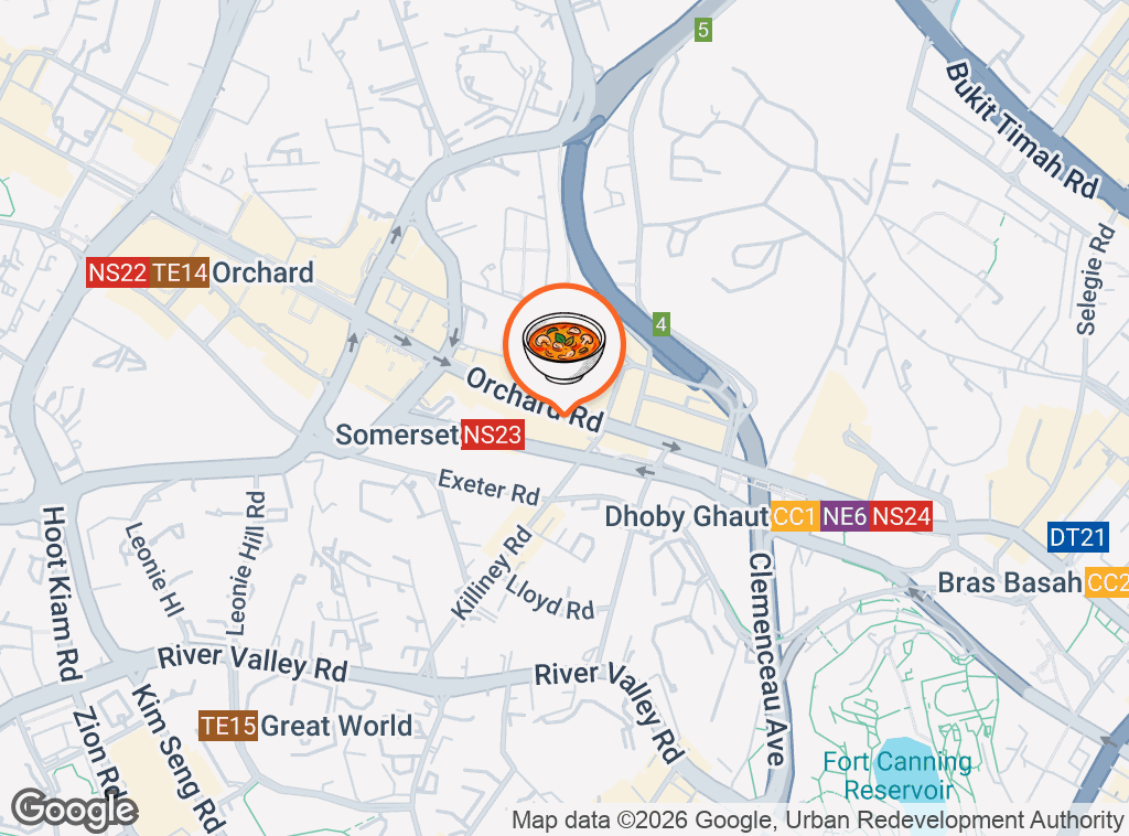 Map of Soi 47 Thai Food