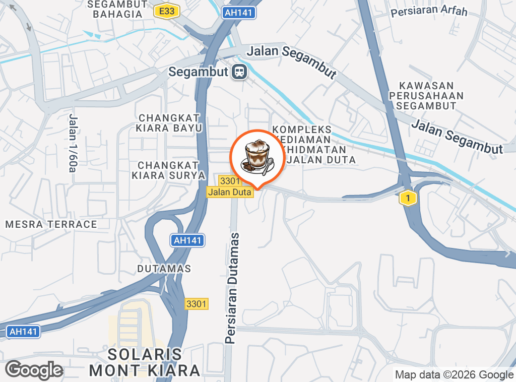 Map of Fiancée cafe