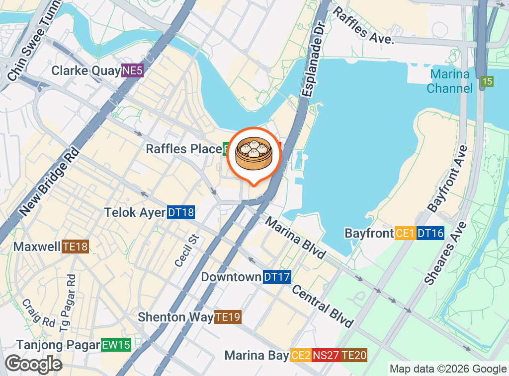 Map of Chengdu Bowl Ocean Financial Centre 成都Bowl