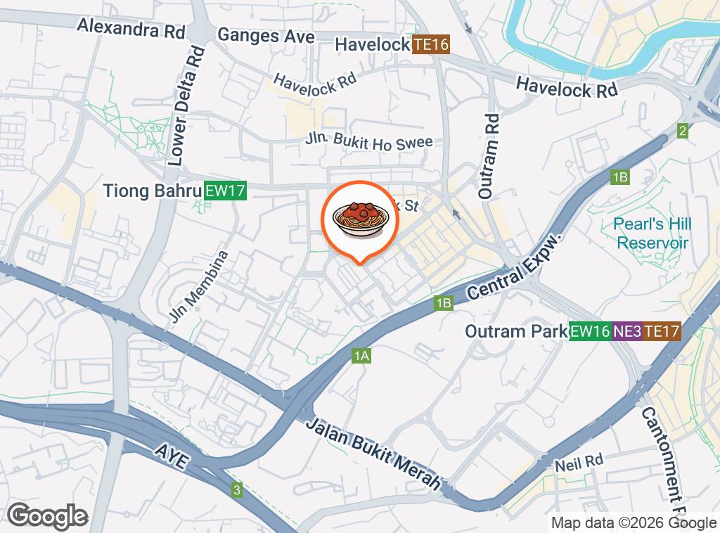 Map of Casa Cicheti (Tiong Bahru)