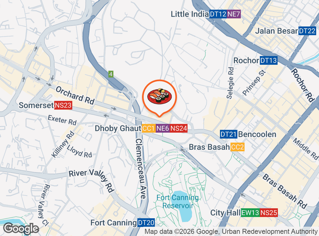 Map of CoCo ICHIBANYA - Plaza Singapura