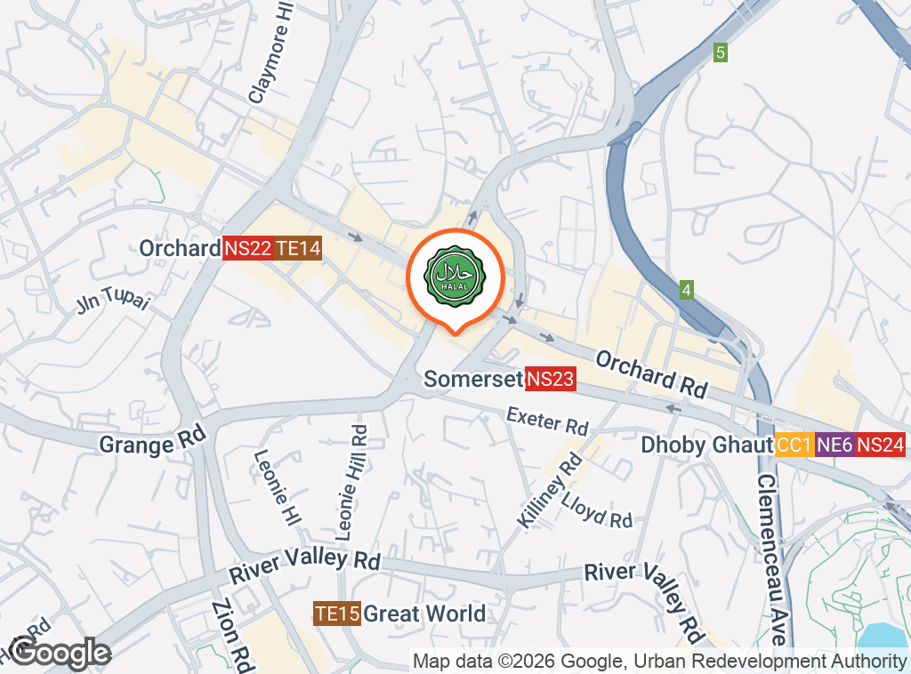 Map of 疆来·Xinjiang Cuisine（Muslim food）orchard road