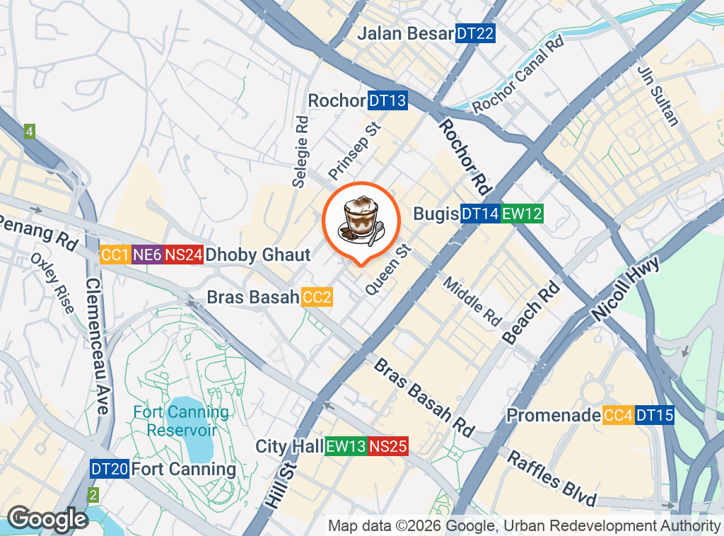 Map of Clap Cafe