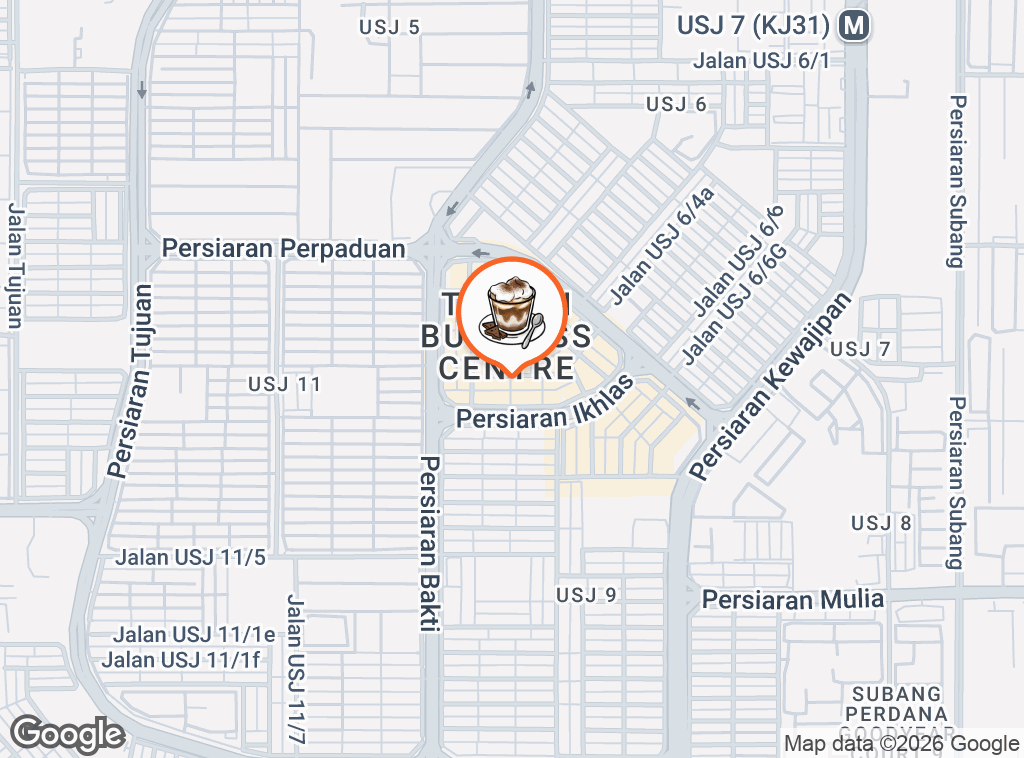 Map of 101 Heritage (USJ Taipan)