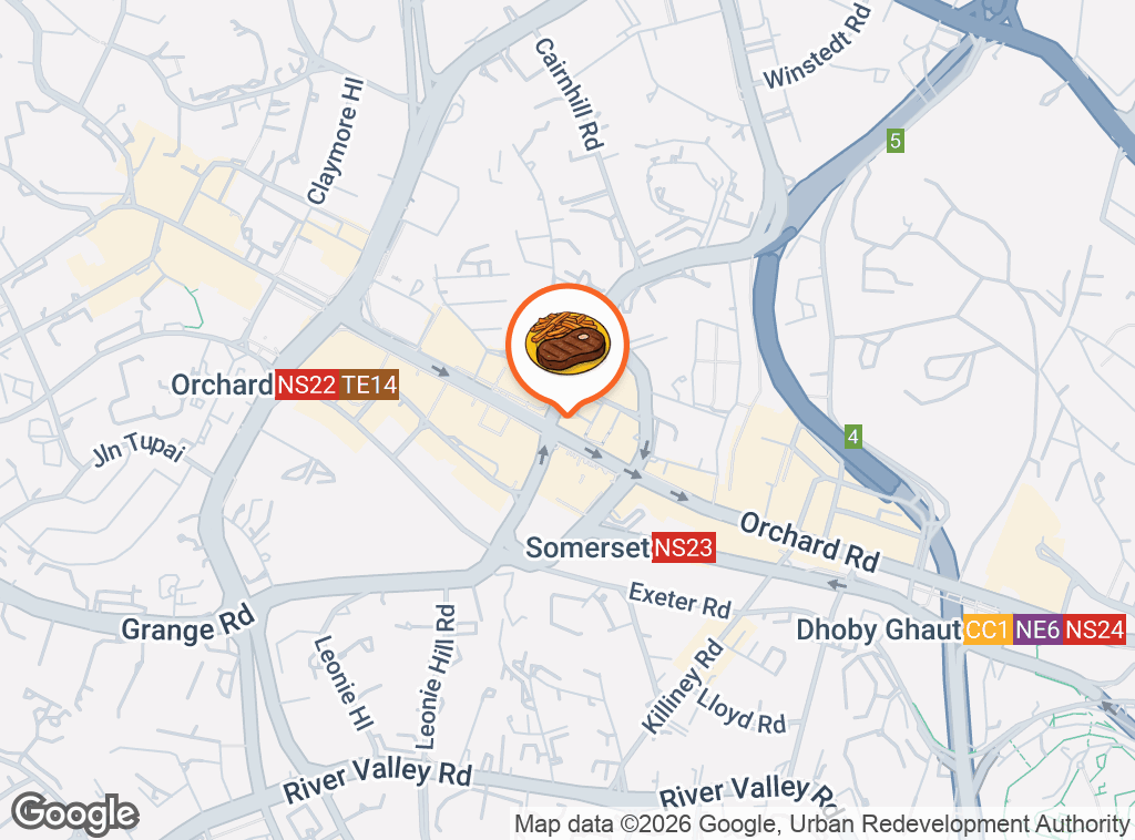 Map of Eden Restaurant