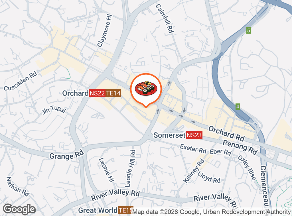 Map of Tonkatsu Daiki Singapore