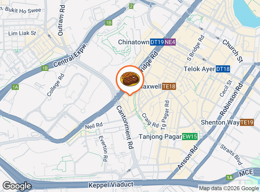 Map of Nitty Gritty: American-Singaporean Soul Food