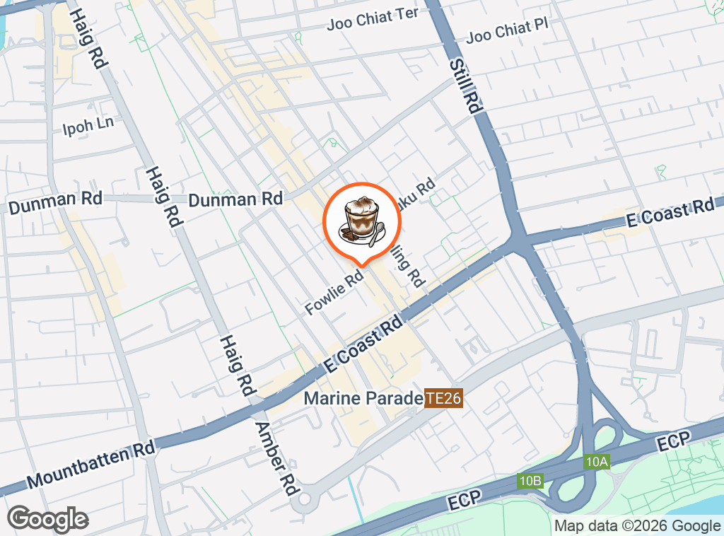 Map of big short coffee : joo chiat