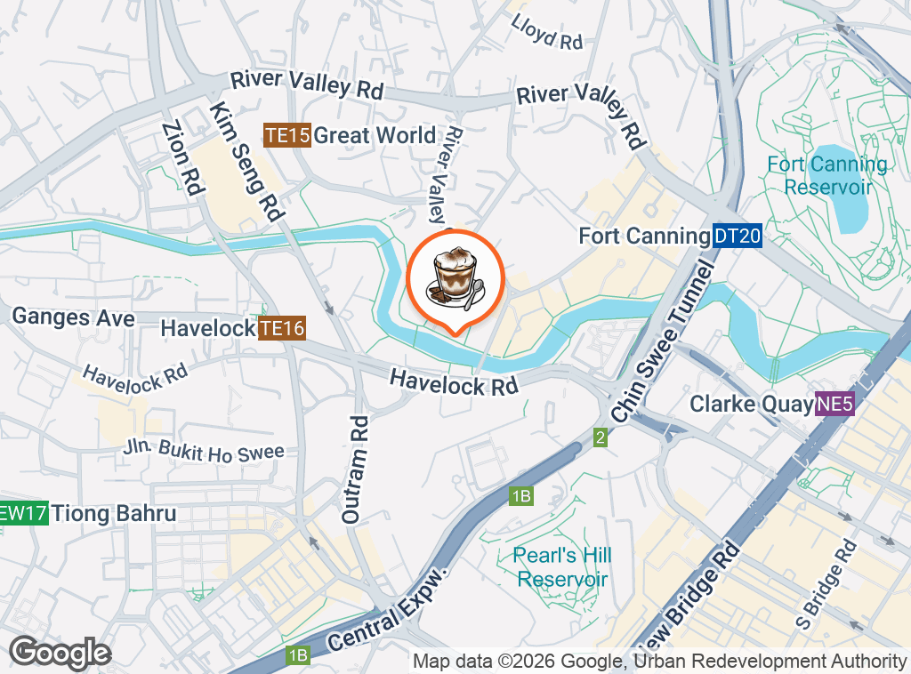 Map of Toby's Estate Coffee Roasters Singapore