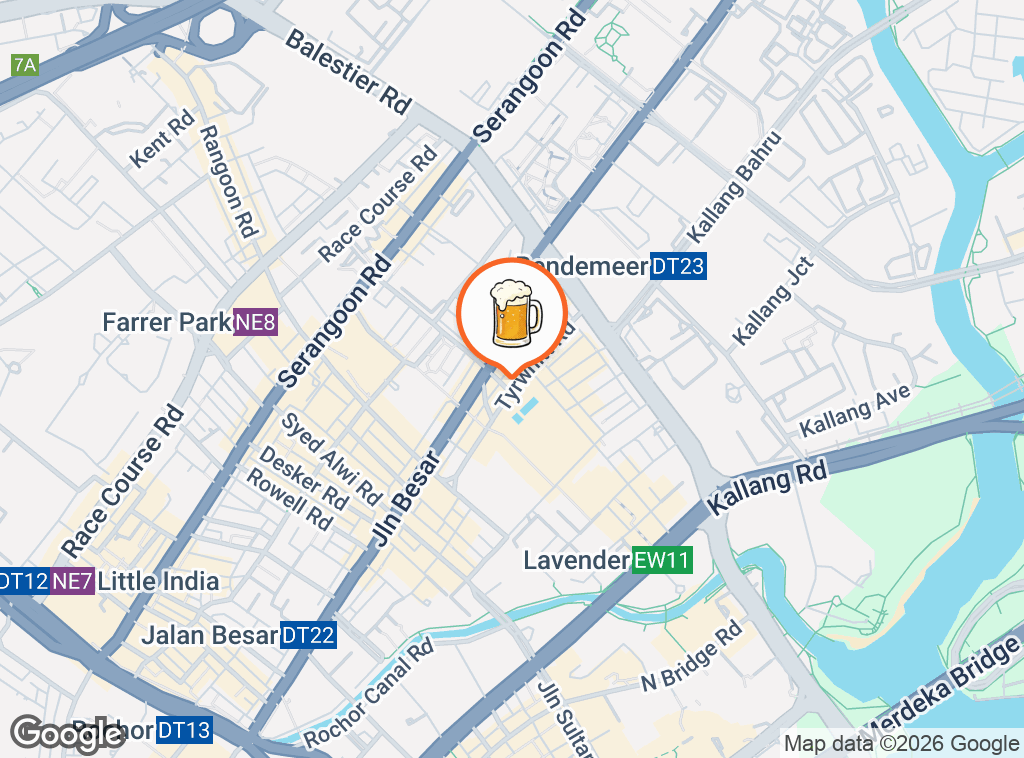 Map of Druggists | Craft Beer Taproom Restaurant Singapore
