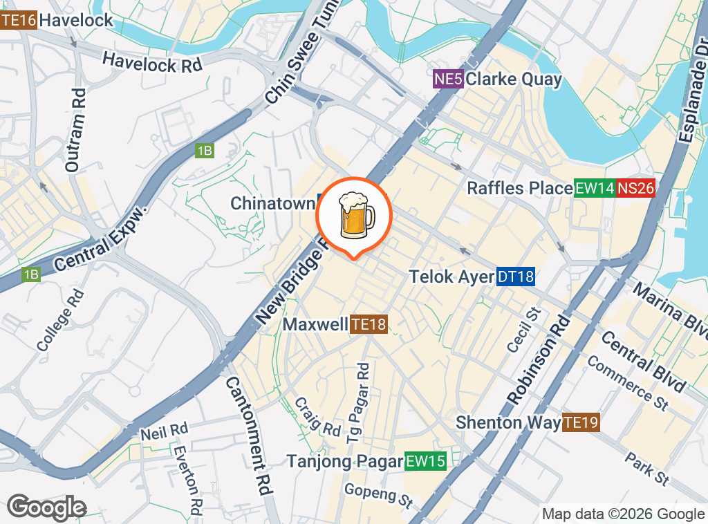 Map of On Tap