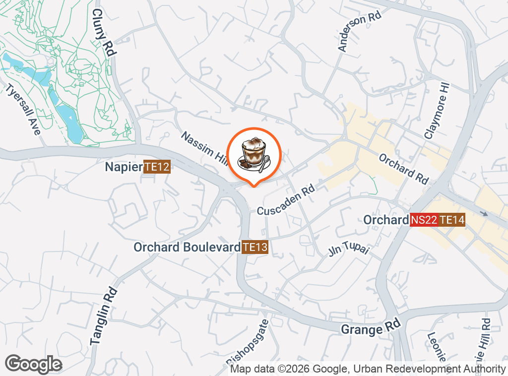 Map of Caffe Beviamo Tanglin Mall