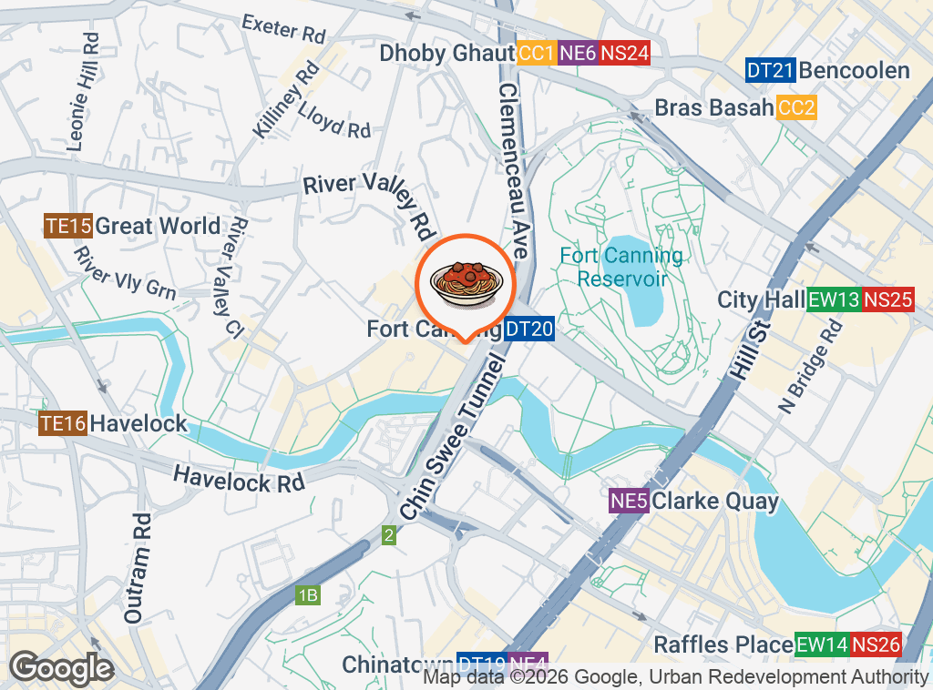 Map of Caffe Italia Singapore