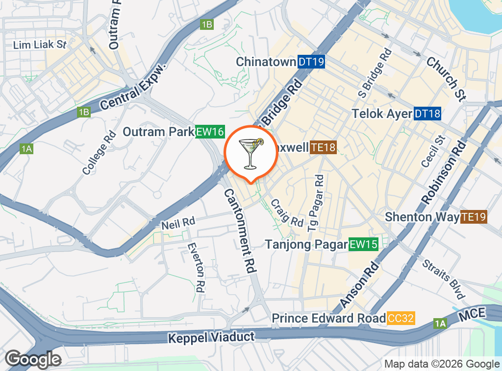 Map of Gibson Bar