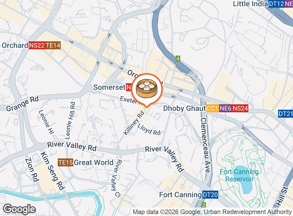 Map of Sha Xian Snacks (沙县小吃)-Kiliney Road