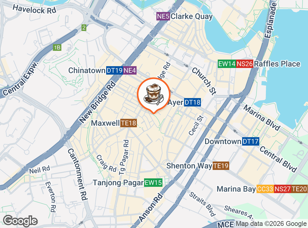 Map of Maxi Coffee Bar