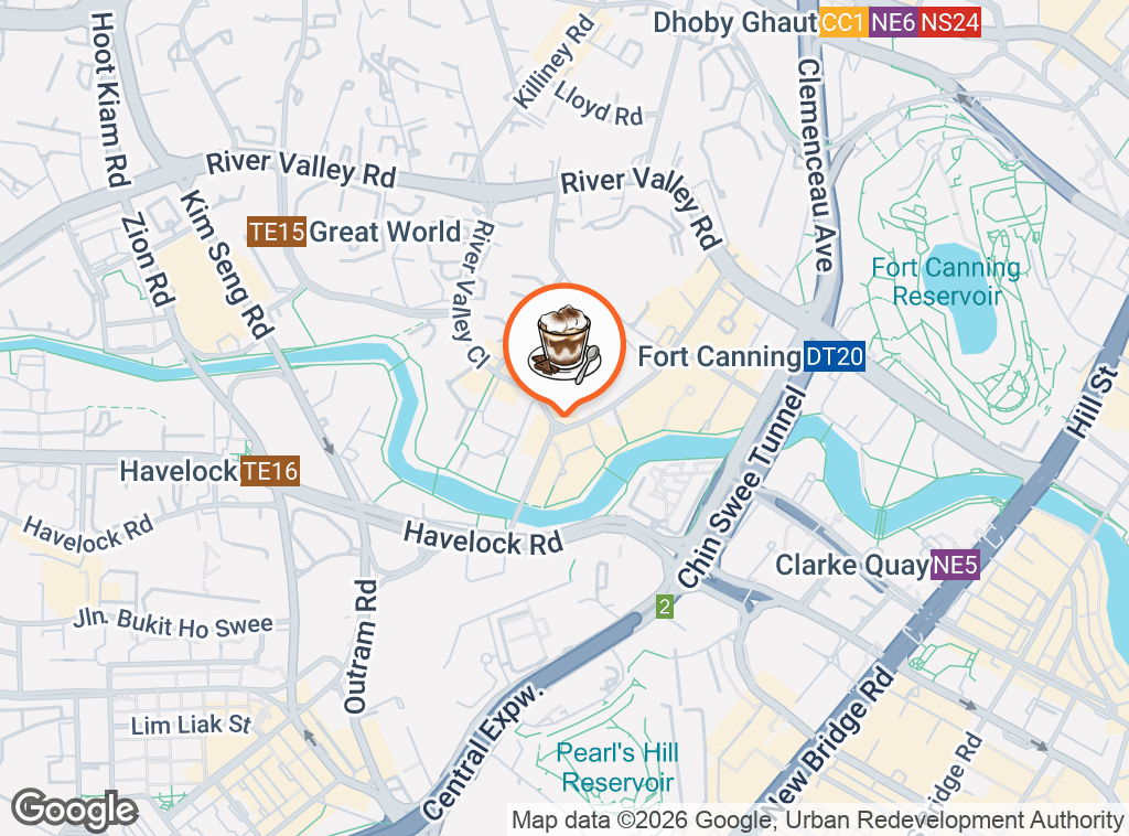 Map of The Book Cafe
