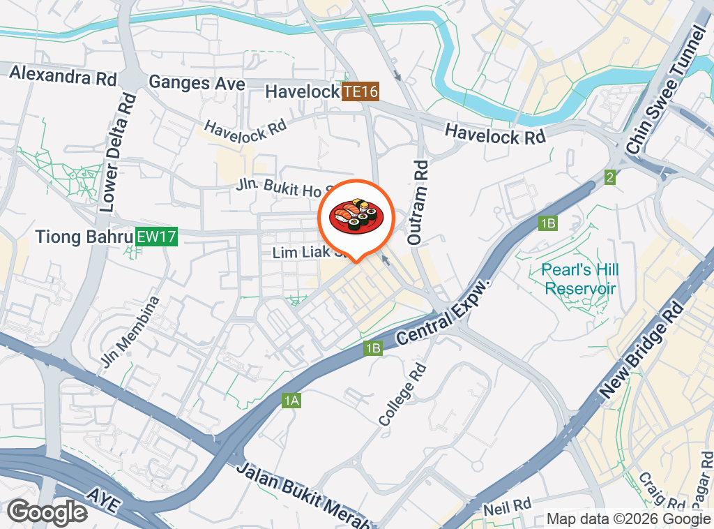 Map of Hello Arigato Tiong Bahru