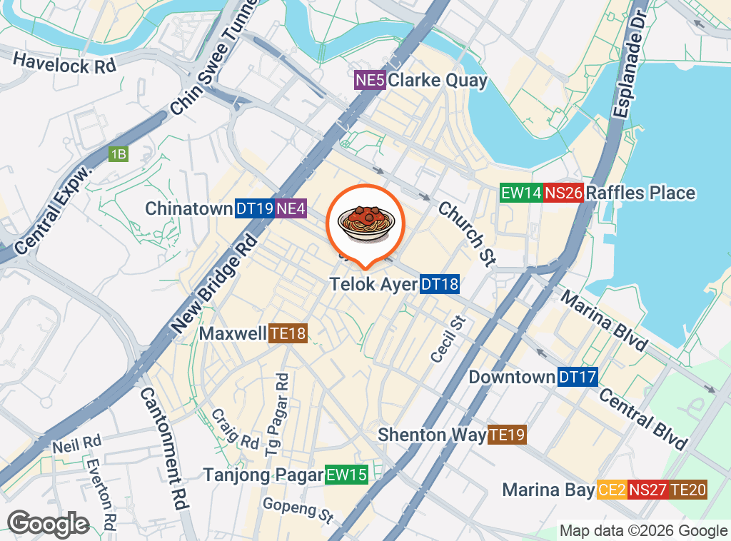 Map of L'antica Pizzeria Da Michele, Singapore
