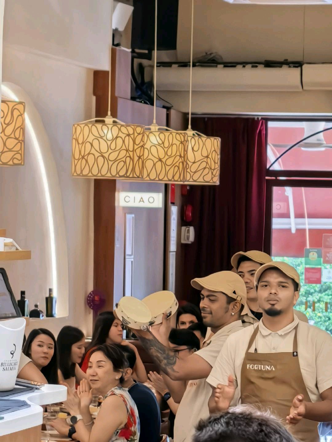 They're singing birthday song 🥳