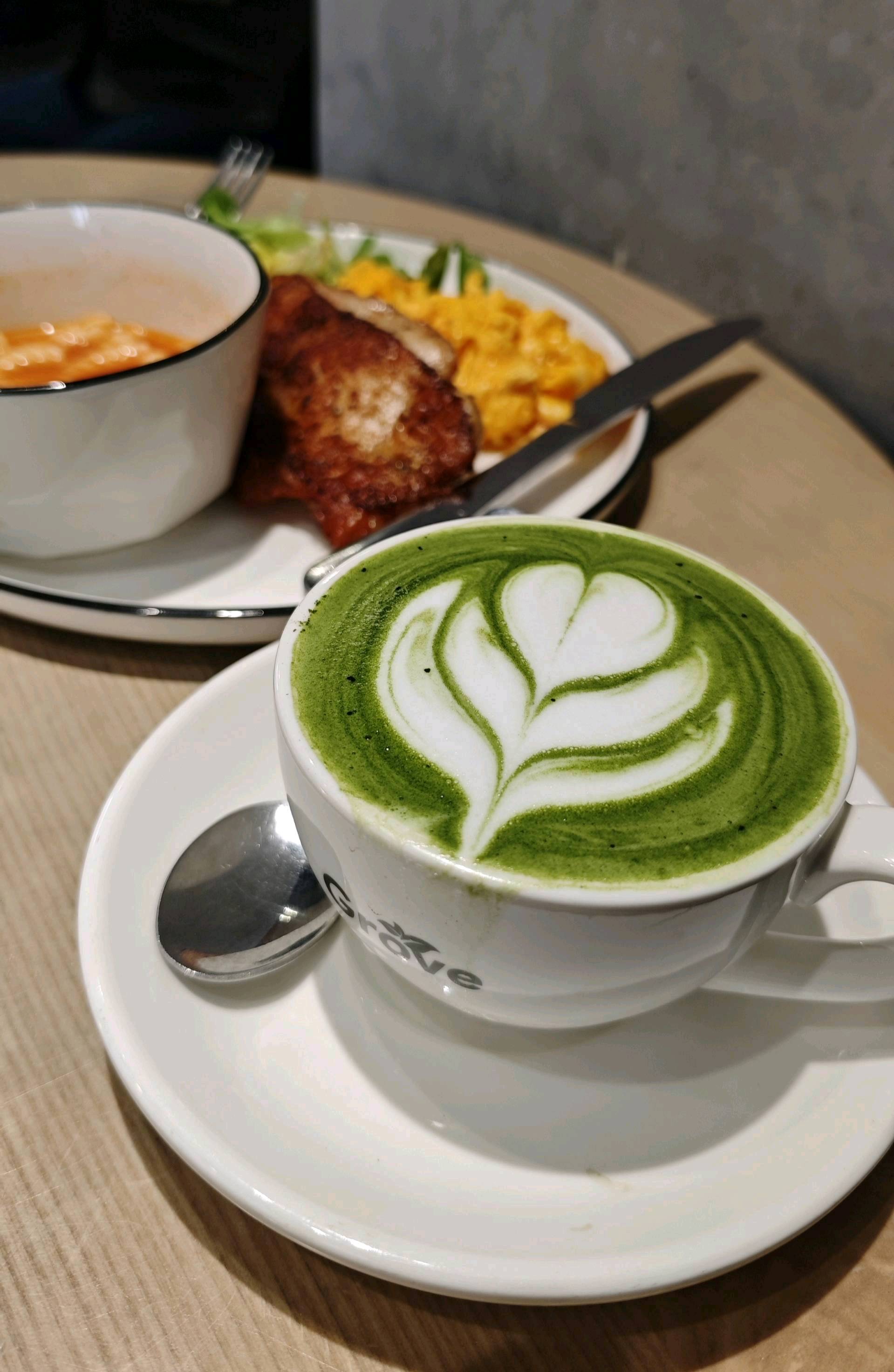 鮮奶抹茶