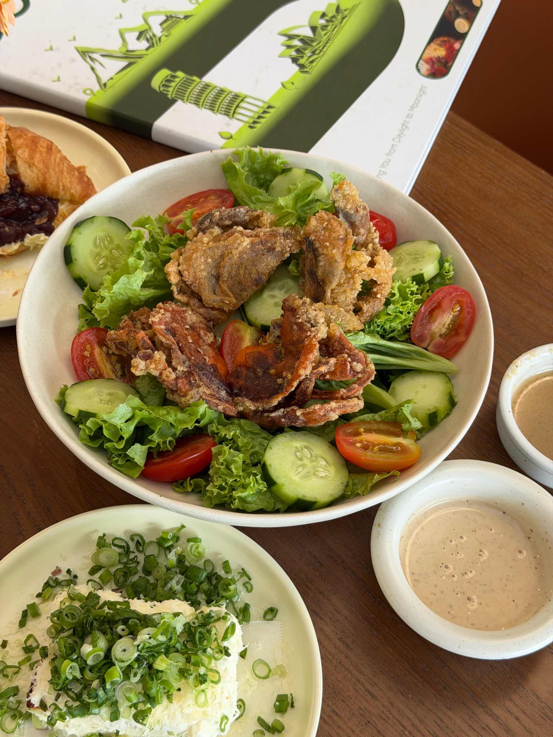 Soft shell crab salad RM28