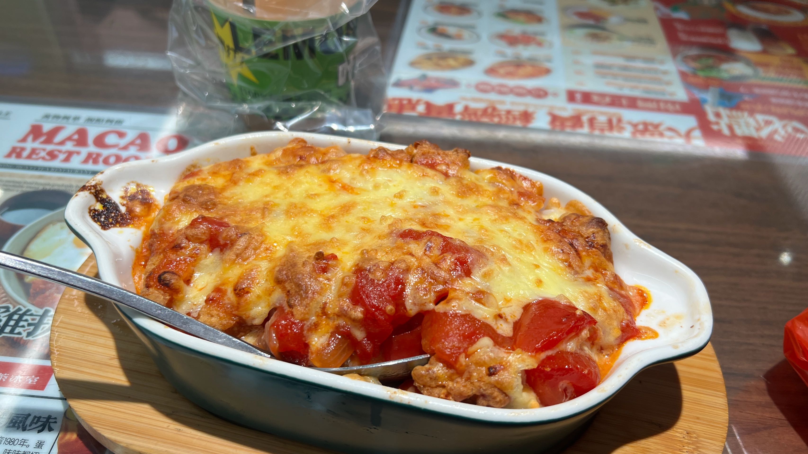 焗猪扒饭