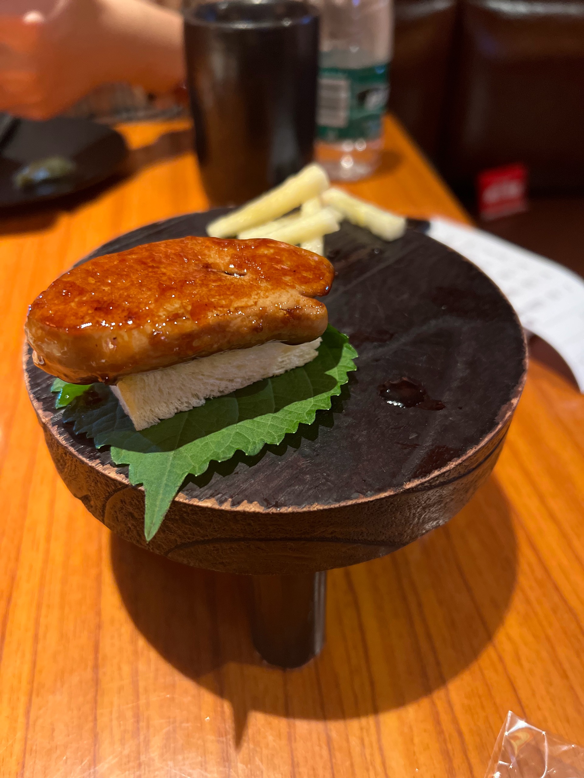 鵝肝好好食，不過爆油上次食咗兩塊第二日即刻毛囊炎要請假去醫院
